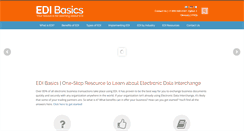 Desktop Screenshot of edibasics.com